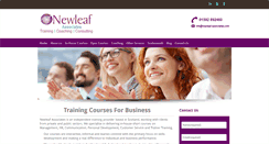 Desktop Screenshot of newleaf-associates.com